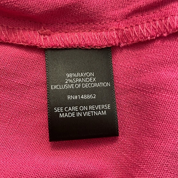 Torrid Pink Mini Rayon‎ Slub Pintuck Neck Skater Dress Size 2X (18-20) NWT - Picture 13 of 14